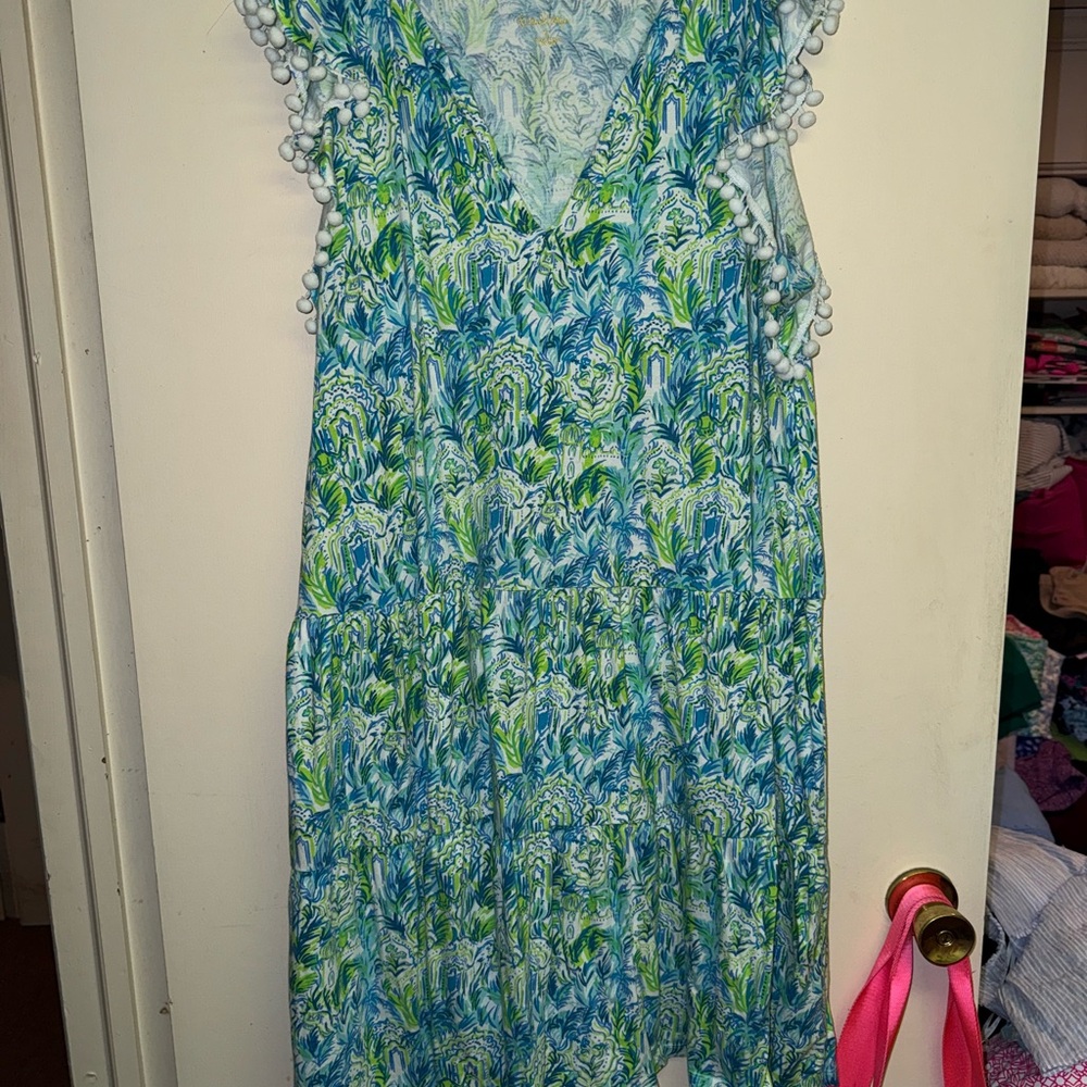 EUC XL Lilly Pulitzer Lacie tiered swing dress